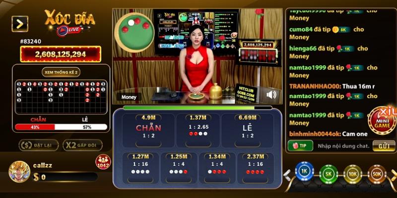 Xóc Đĩa tạo nên sự thu hút bởi không gian chuyên nghiệp, xanh chín